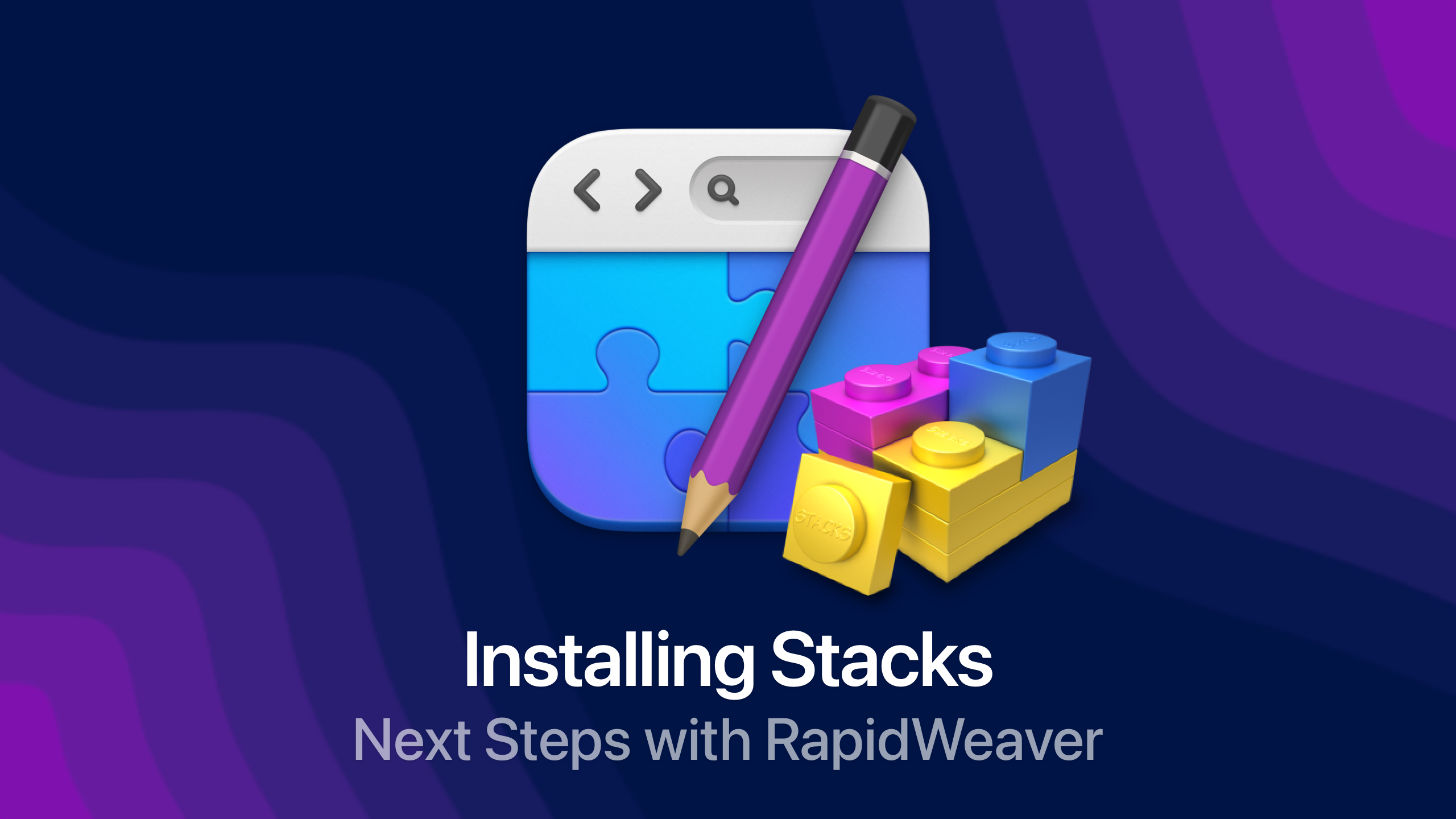 Installing Stacks for RapidWeaver