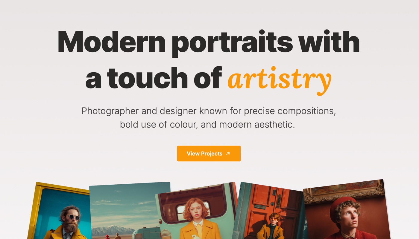 Studio Website Template Pro Preview