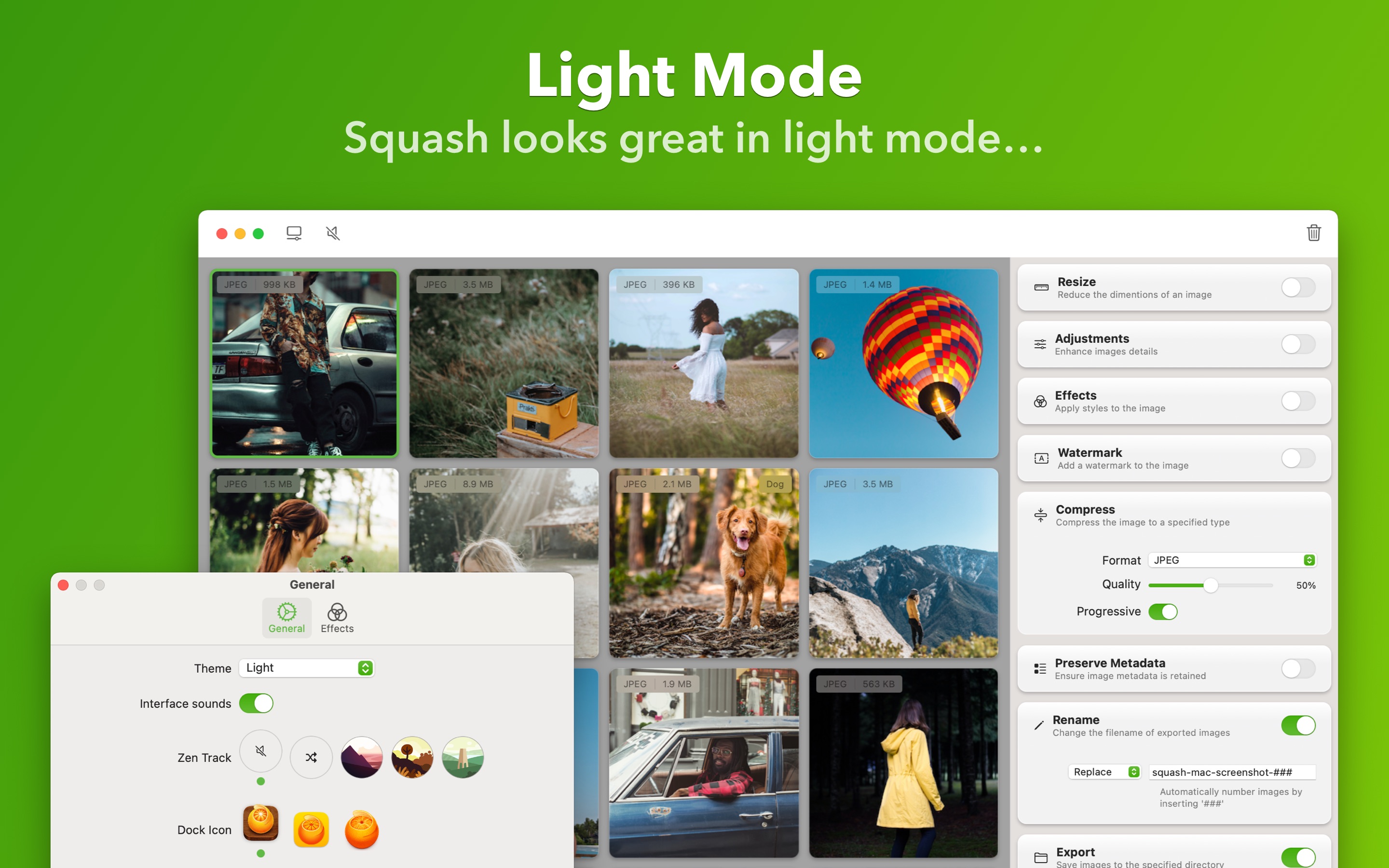 Squash 3 for macOS Light Mode
