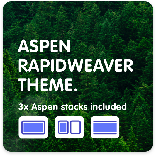 RapidWeaver Aspen Theme
